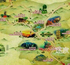 梅州景点地图(长沙景点地图)